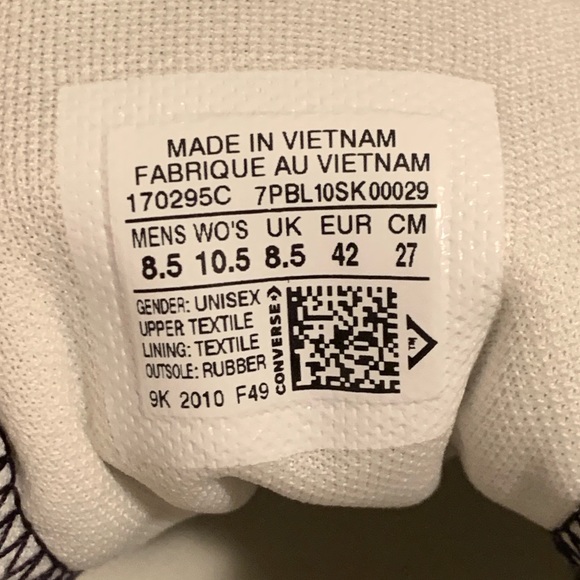 [NEW] CONVERSE CHUCK TAYLOR ALL-STAR OX MY STORY MENS SHOES SIZE 8.5 SNEAKERS - Picture 7 of 7